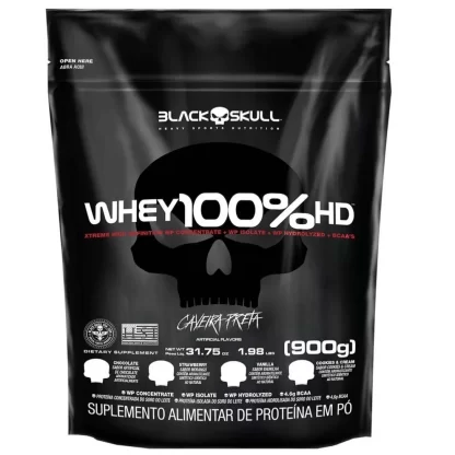 Whey Protein Black Skull Sabores - Refil 900g